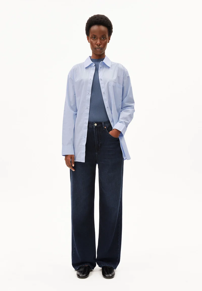 HAAYI LOW WAIST BAGGY JEANS | fluid ink