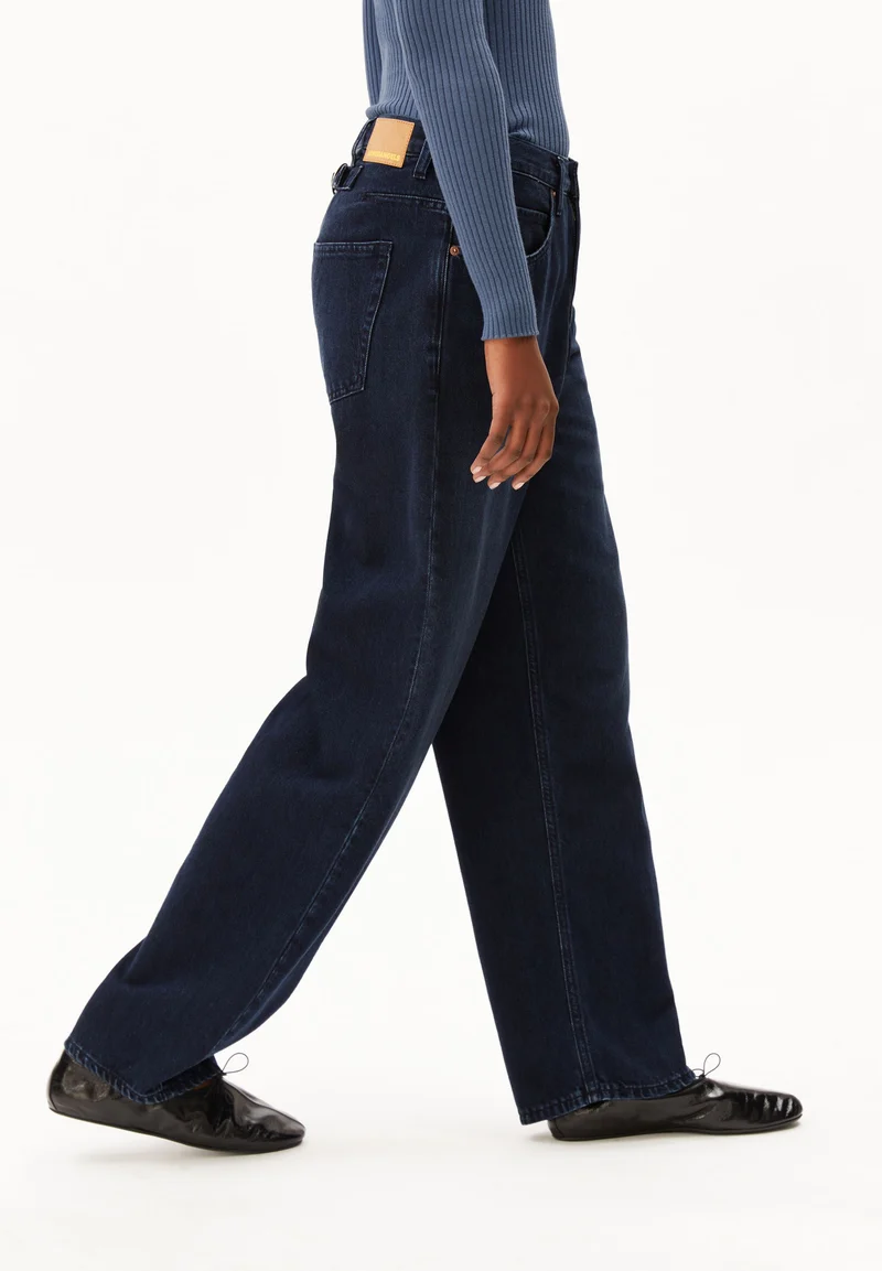 HAAYI LOW WAIST BAGGY JEANS | fluid ink