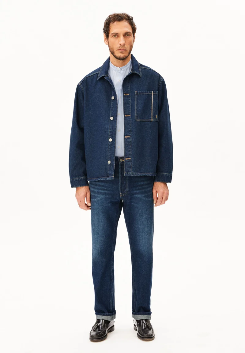 MAADOX SELVEDGE STRAIGHT JEANS | midnight air