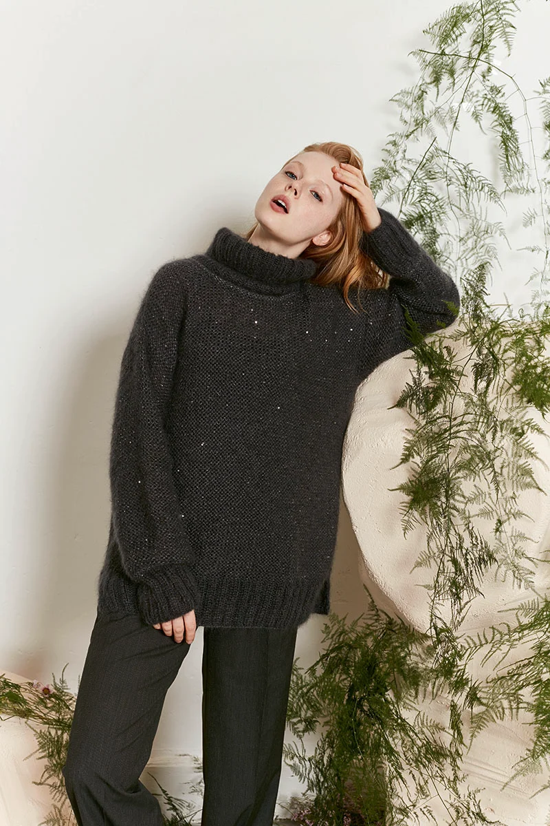 lange Garne mohair Phantasie