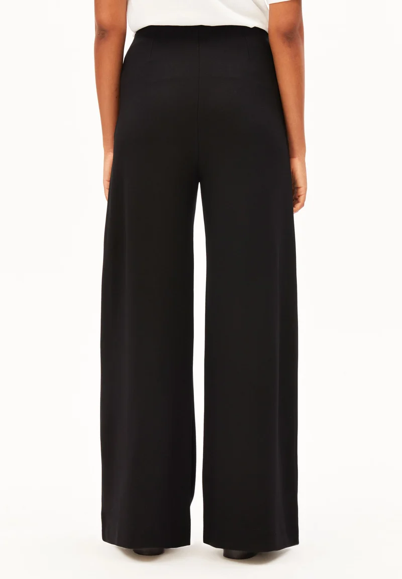 BASIC WIDE LEG JERSEYHOSE | black