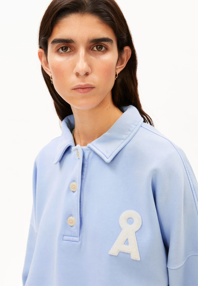 POLO-SWEATSHIRT | soft blue