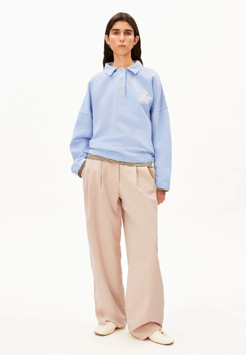POLO-SWEATSHIRT | soft blue