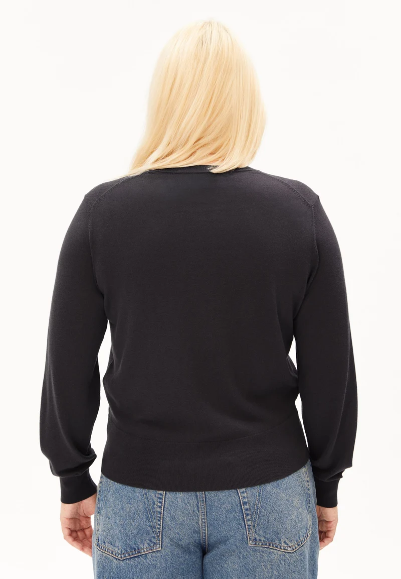 FEINSTRICKPULLOVER | dark steel