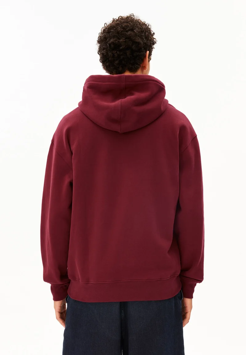 SAROMIAAN SWEATJACKE | velvet red
