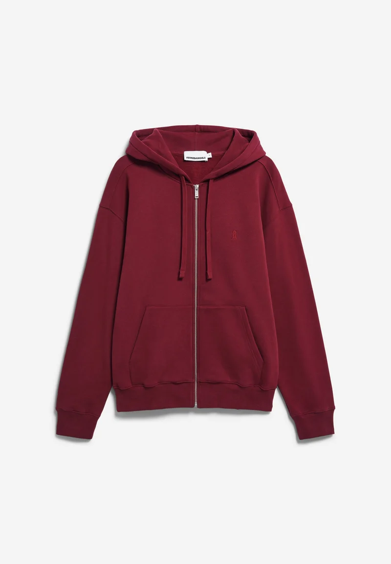 SAROMIAAN SWEATJACKE | velvet red