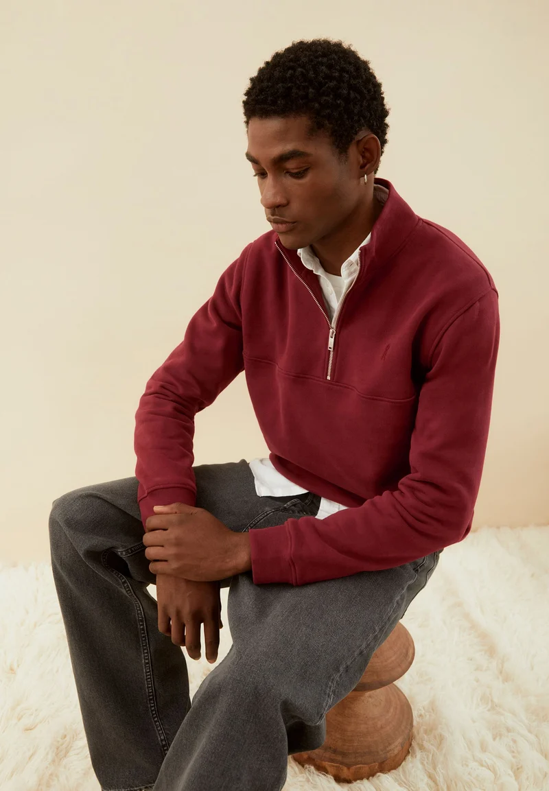WAARLO FLEECE TROYER | velvet red