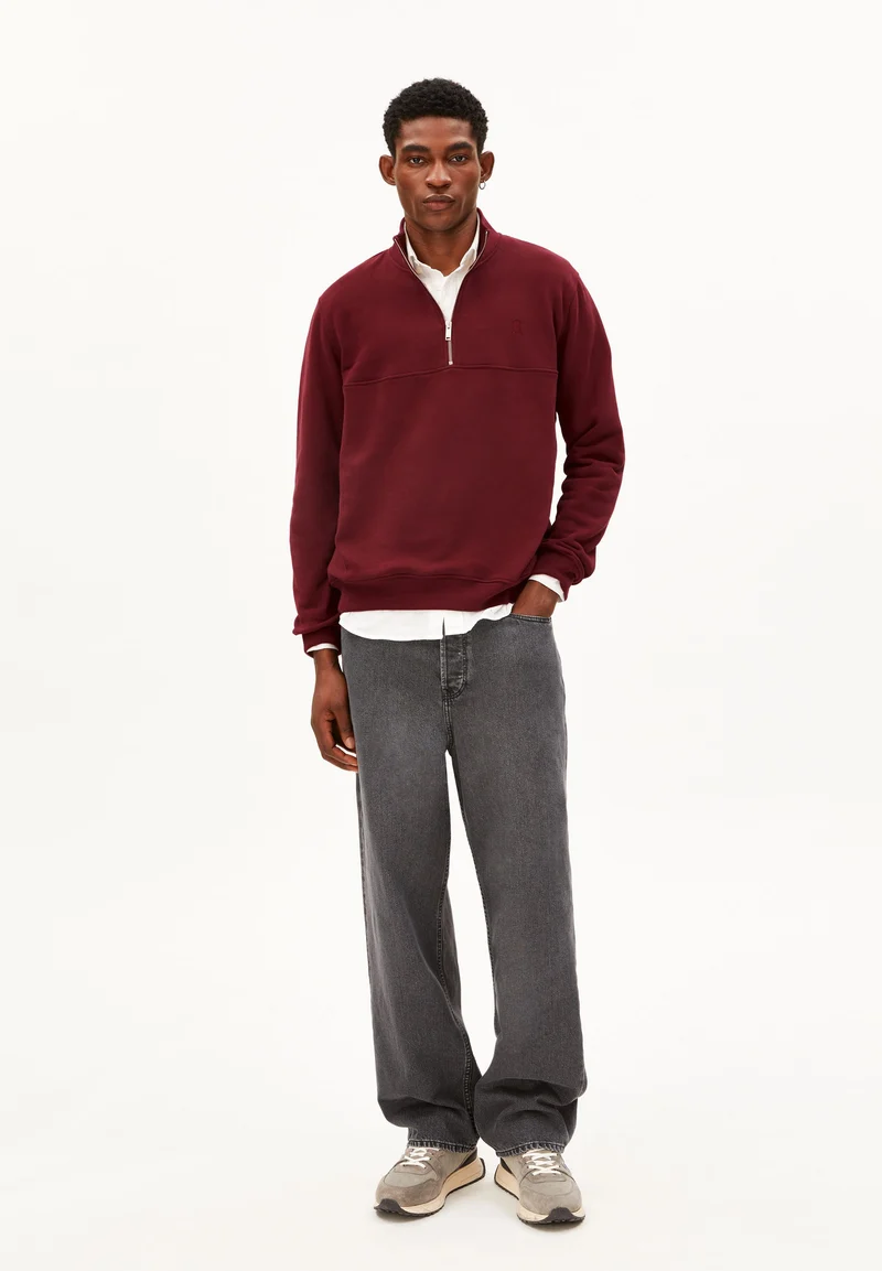 WAARLO FLEECE TROYER | velvet red