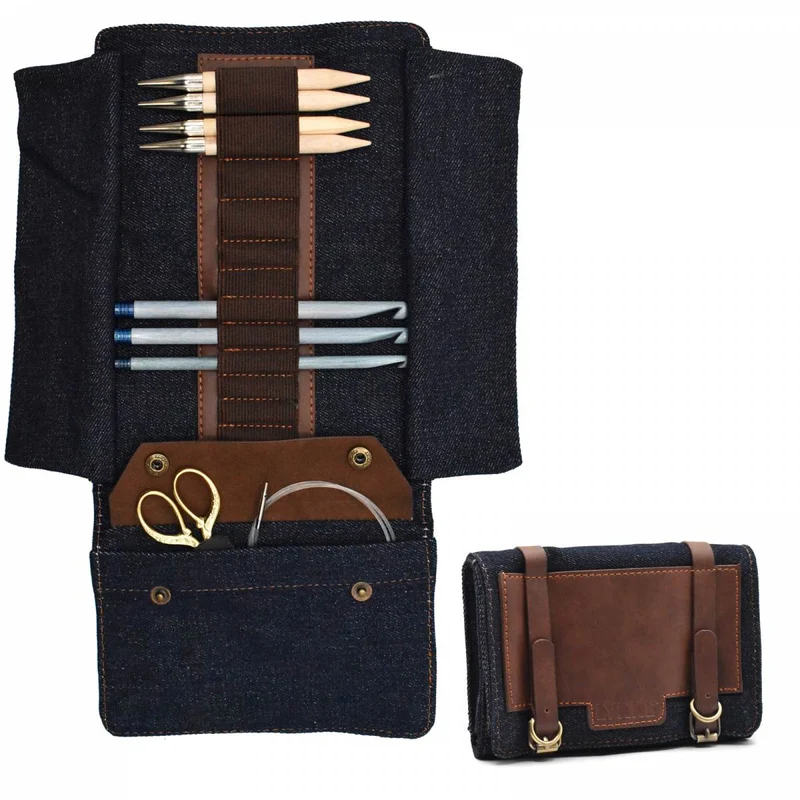 lykke Taylor Denim veganes Lederetui 12 cm