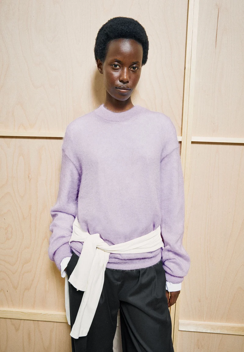MOHAIR-MIX STRICKPULLOVER | moonlit lilac