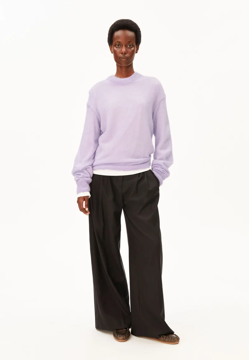 MOHAIR-MIX STRICKPULLOVER | moonlit lilac