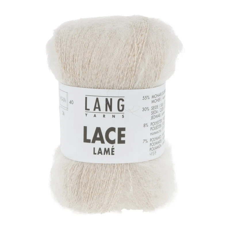 Lange Garne Spitze Lamé