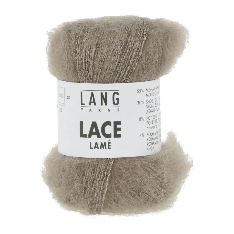 Lange Garne Spitze Lamé