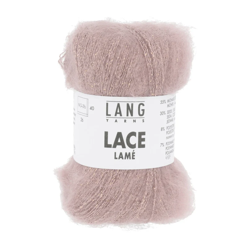 Lange Garne Spitze Lamé