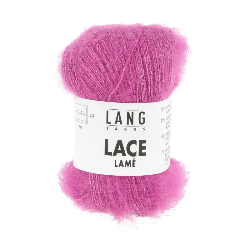 Lange Garne Spitze Lamé