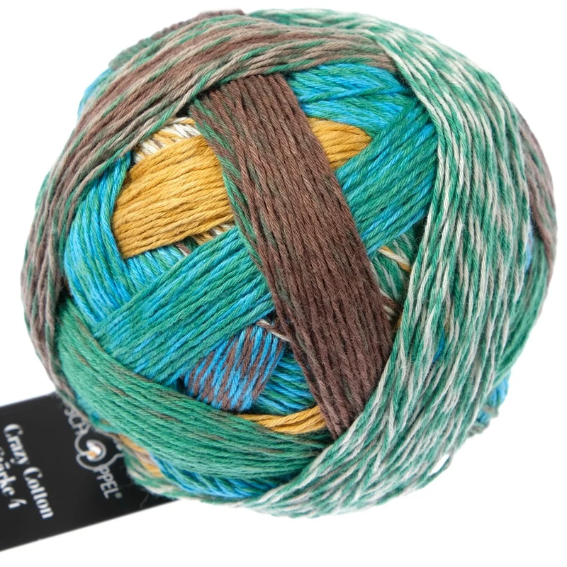 schoppel zauberball verrückte Baumwolle Stärke 4