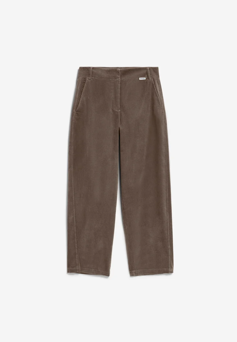 BARREL LEG CORDHOSE | walnut cream