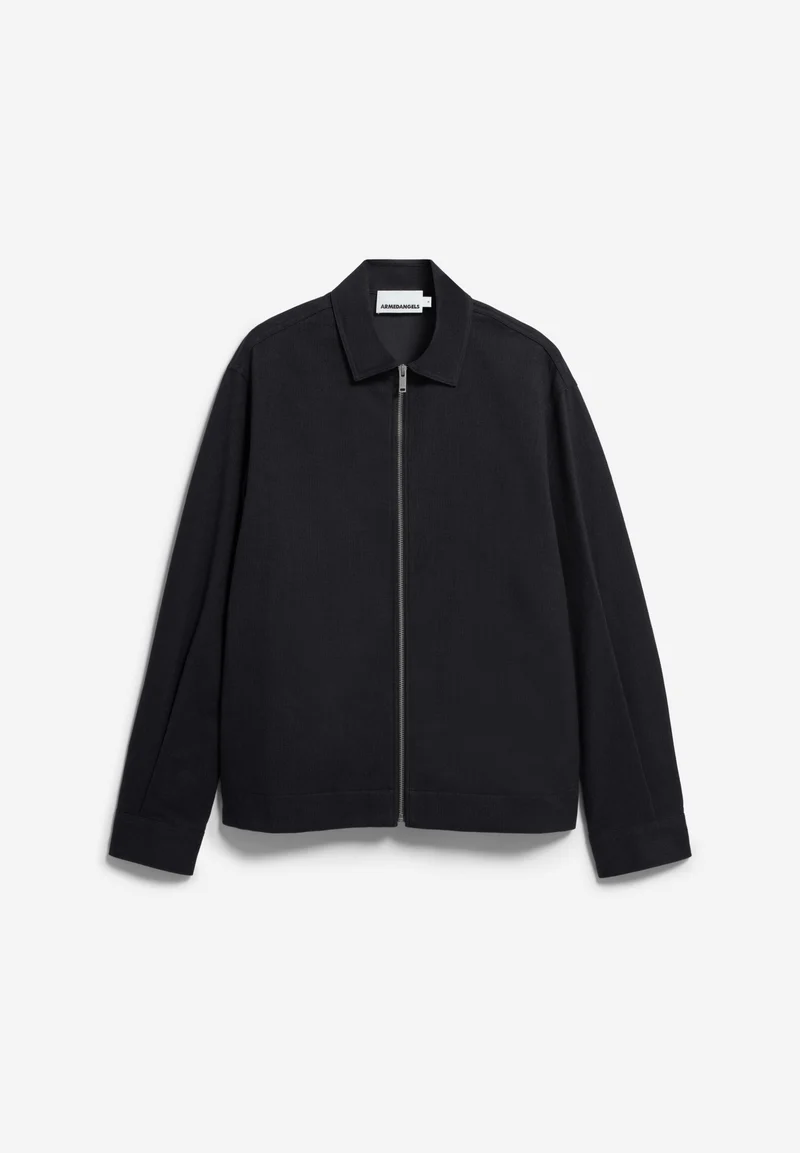 STRUKTURIERTE JACKE | black