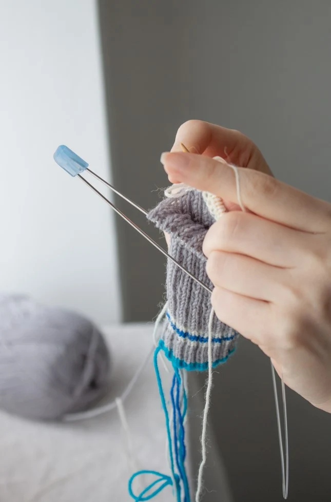 ka seeknit Maschenhalter lang aus Edelstahl* Neu