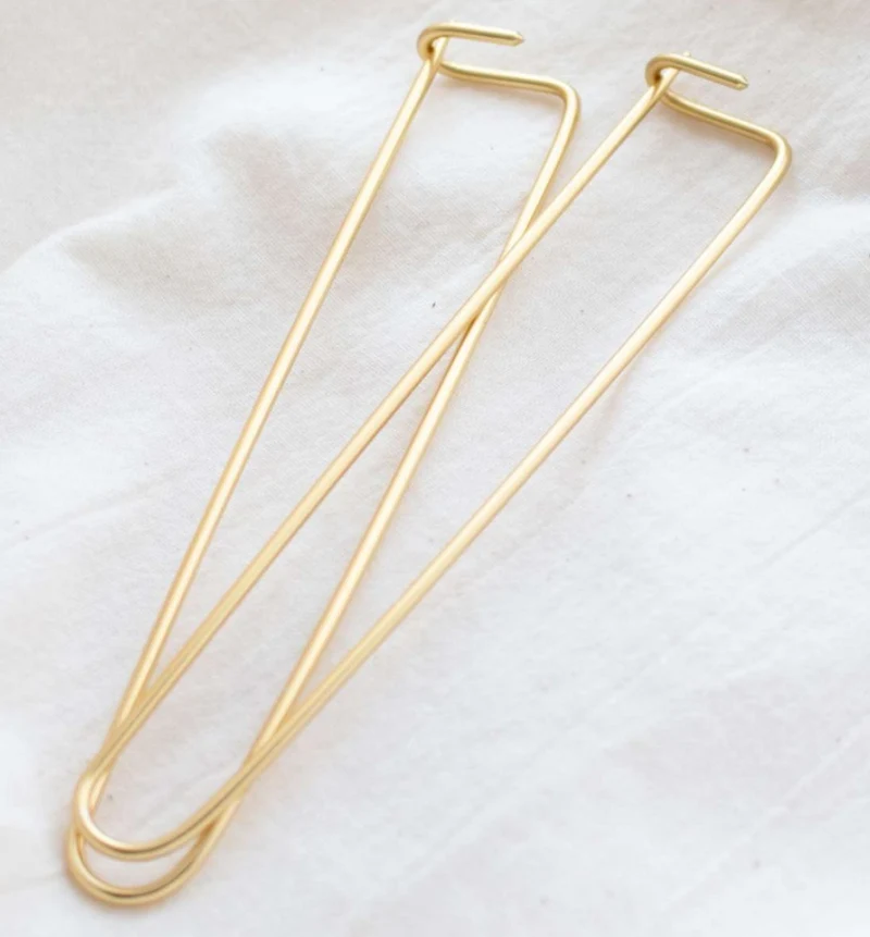 ka seeknit Aluminiumstichhalter gold neu