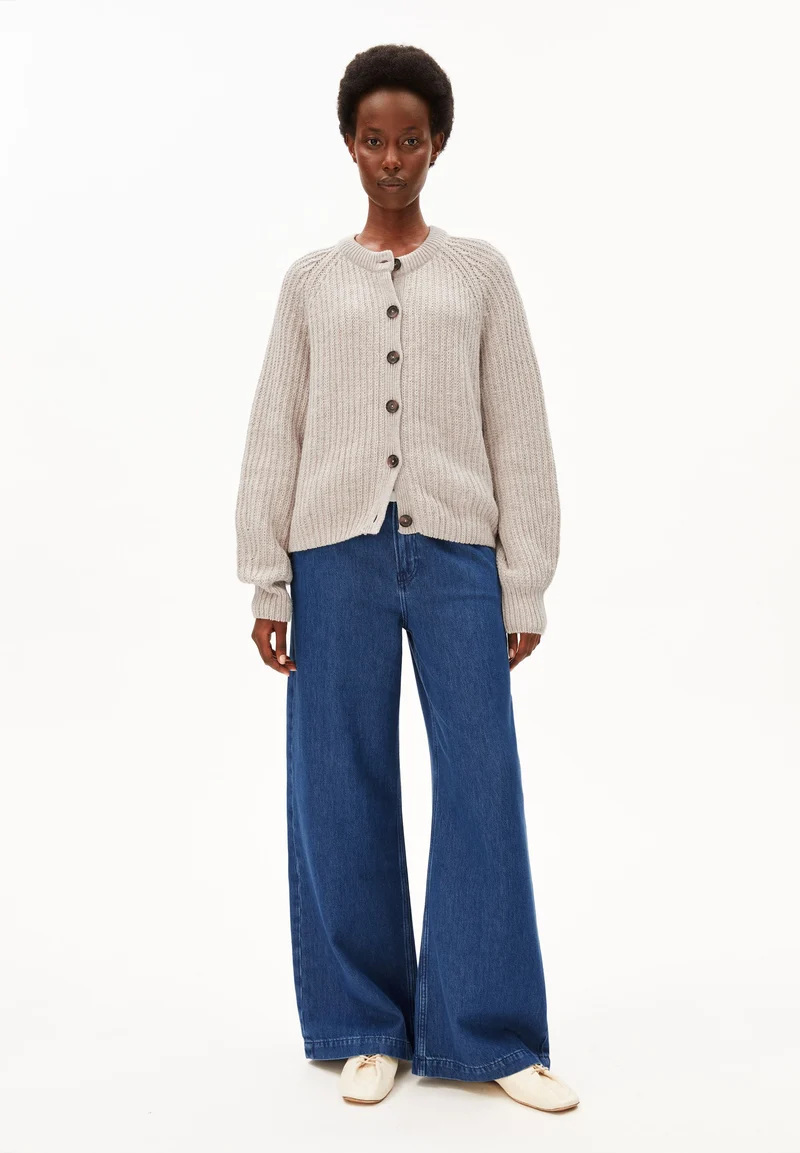 RIPP-STRICKJACKE | honey melange