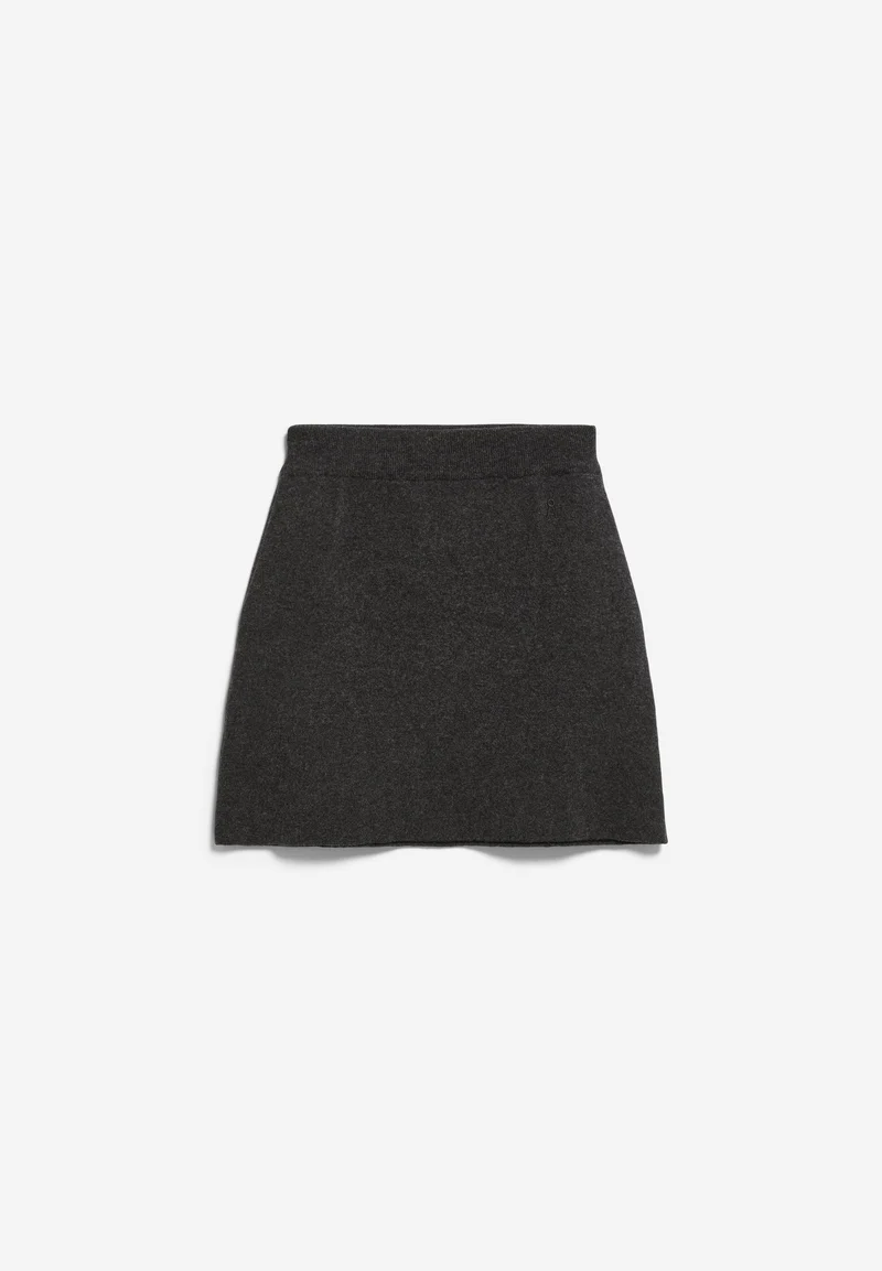 BAUMWOLL-WOLL MINI-STRICKROCK | steel melange