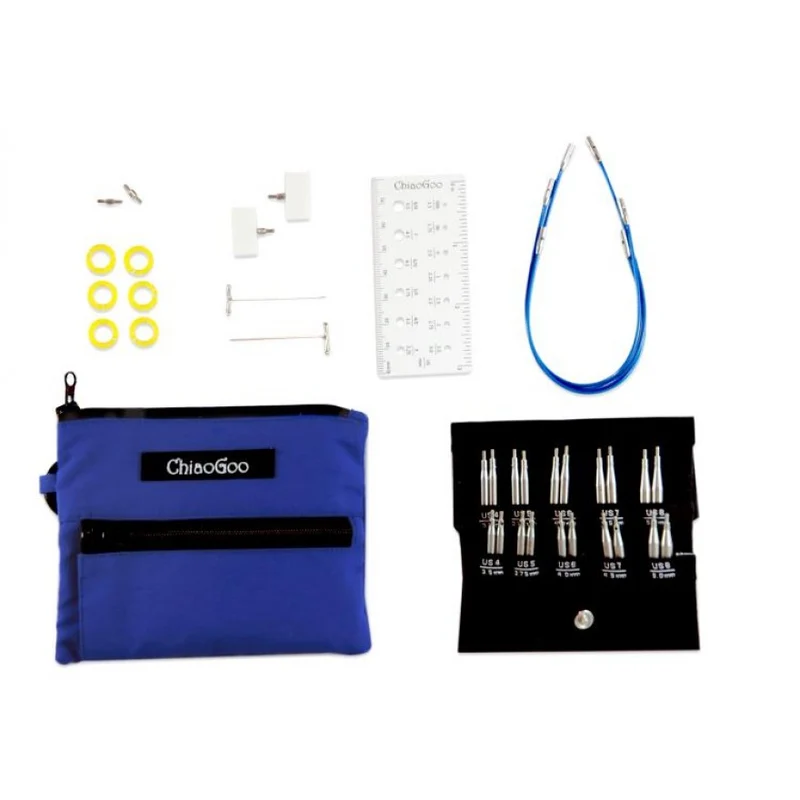 chiaogoo twist blue shorties set - 5 & 8 cm spitzen [S]