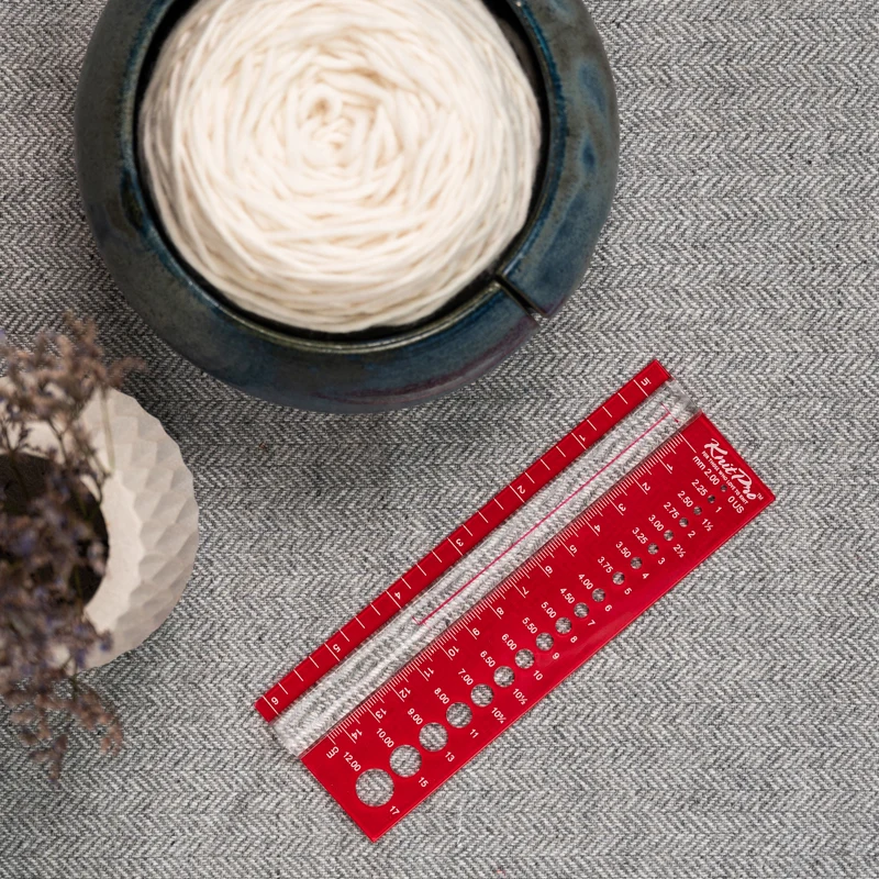 knit pro Messgerät mit Lupe