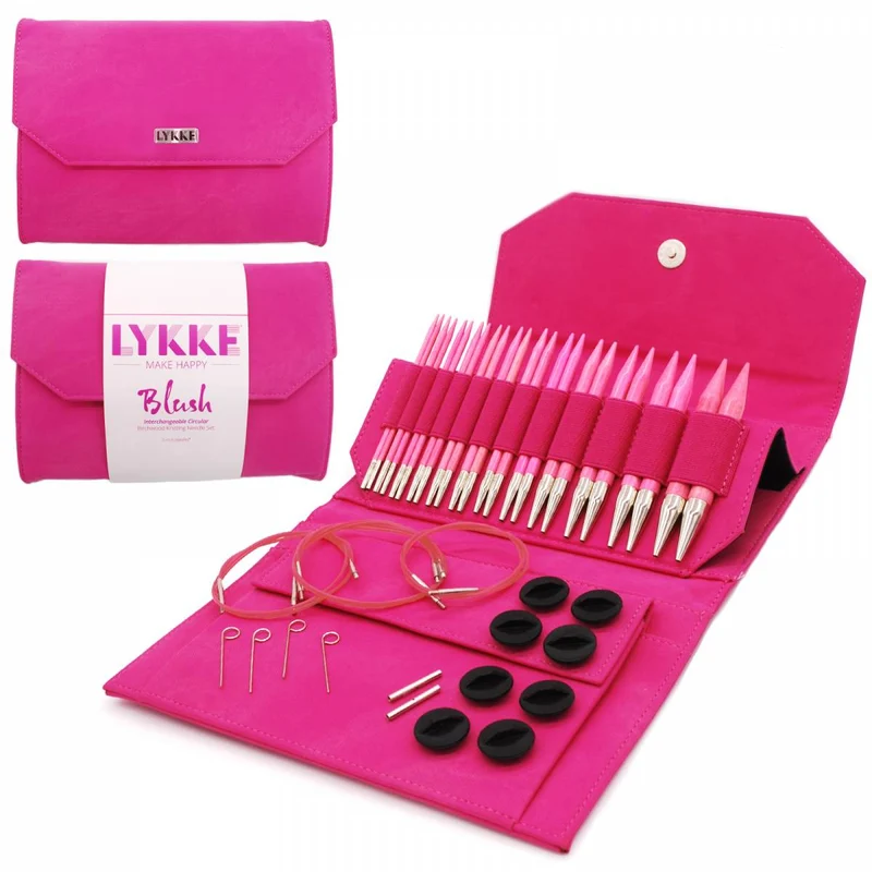 lykke Set 12,5 cm (5") Rouge, Magenta, Purpur