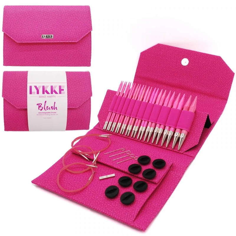 lykke Set 12,5 cm (5") Rouge, Magenta, Purpur