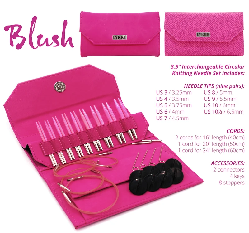 lykke Set 9 cm (3,5") Rouge, Magenta, Purpur
