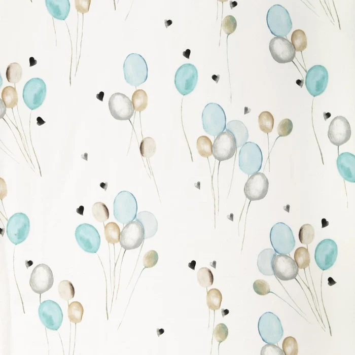 Baumwollstoff Balloon - blue 280 cm