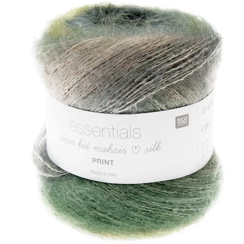 rico Super Kid Mohair liebt Seidendruck