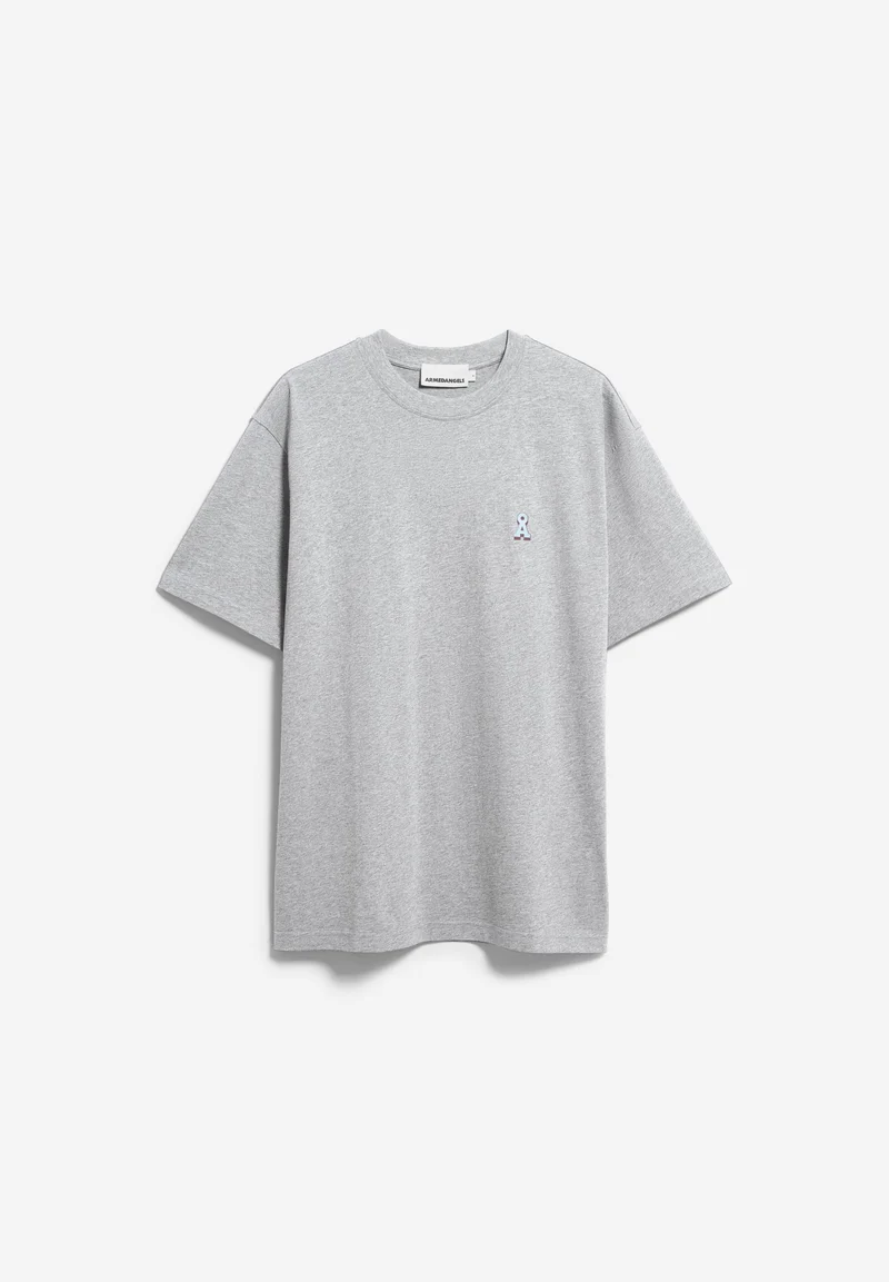 ICONIC Å MAARKOS MELANGE T-SHIRT | silver melange