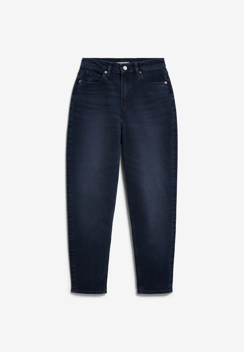MAIRAA HIGH WAIST MOM JEANS | deepwater