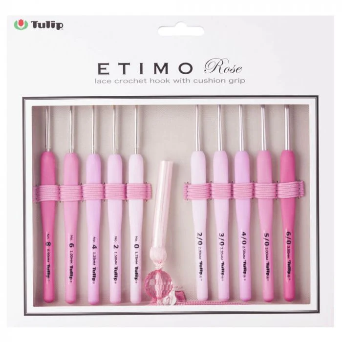 tulip Etimo Rose Spitze Häkelnadel Set 0.9-3.5 mm