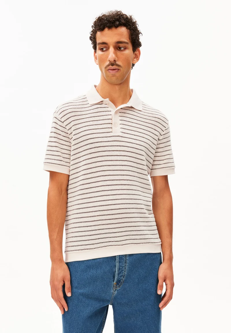MAARIO STRICK-POLOSHIRT | pure-claystone
