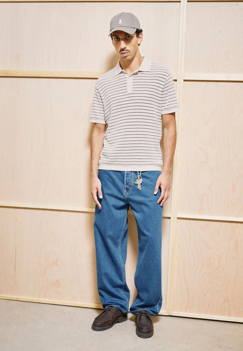 MAARIO STRICK-POLOSHIRT | pure-claystone