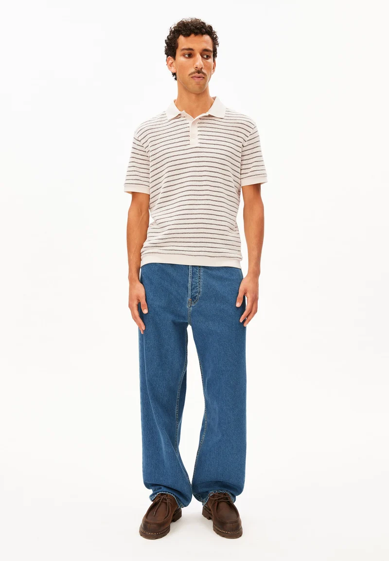 MAARIO STRICK-POLOSHIRT | pure-claystone