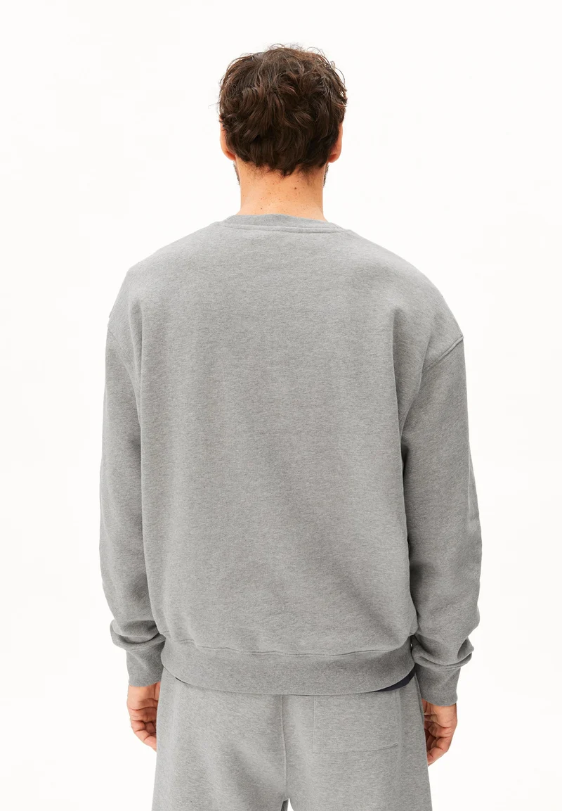 WORDMARK RELAXED SWEATSHIRT | silver melange