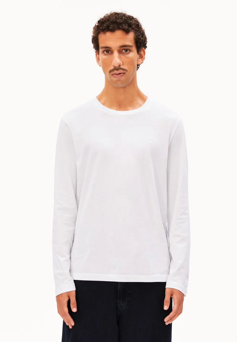 JAAMES LANGARMSHIRT | white