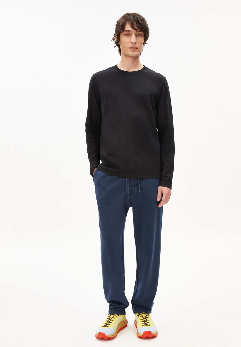 JAAMES LANGARMSHIRT | black
