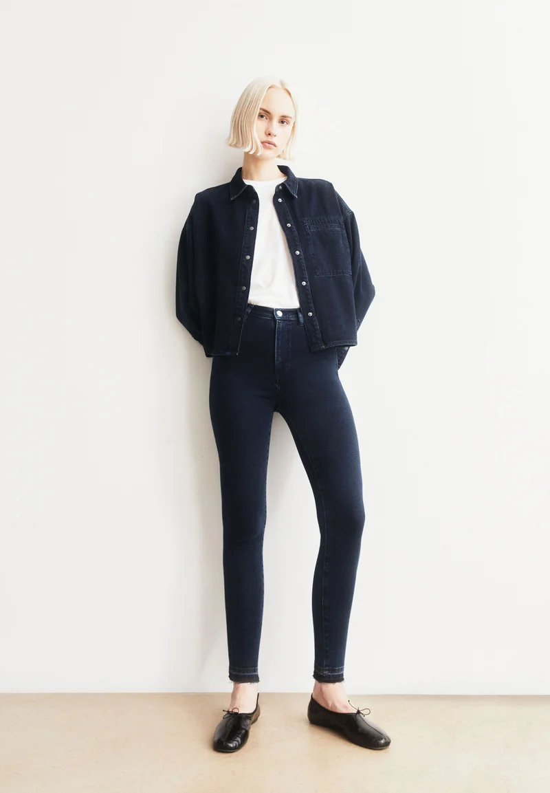 INGAA HIGH WAIST SKINNY JEANS | gloaming