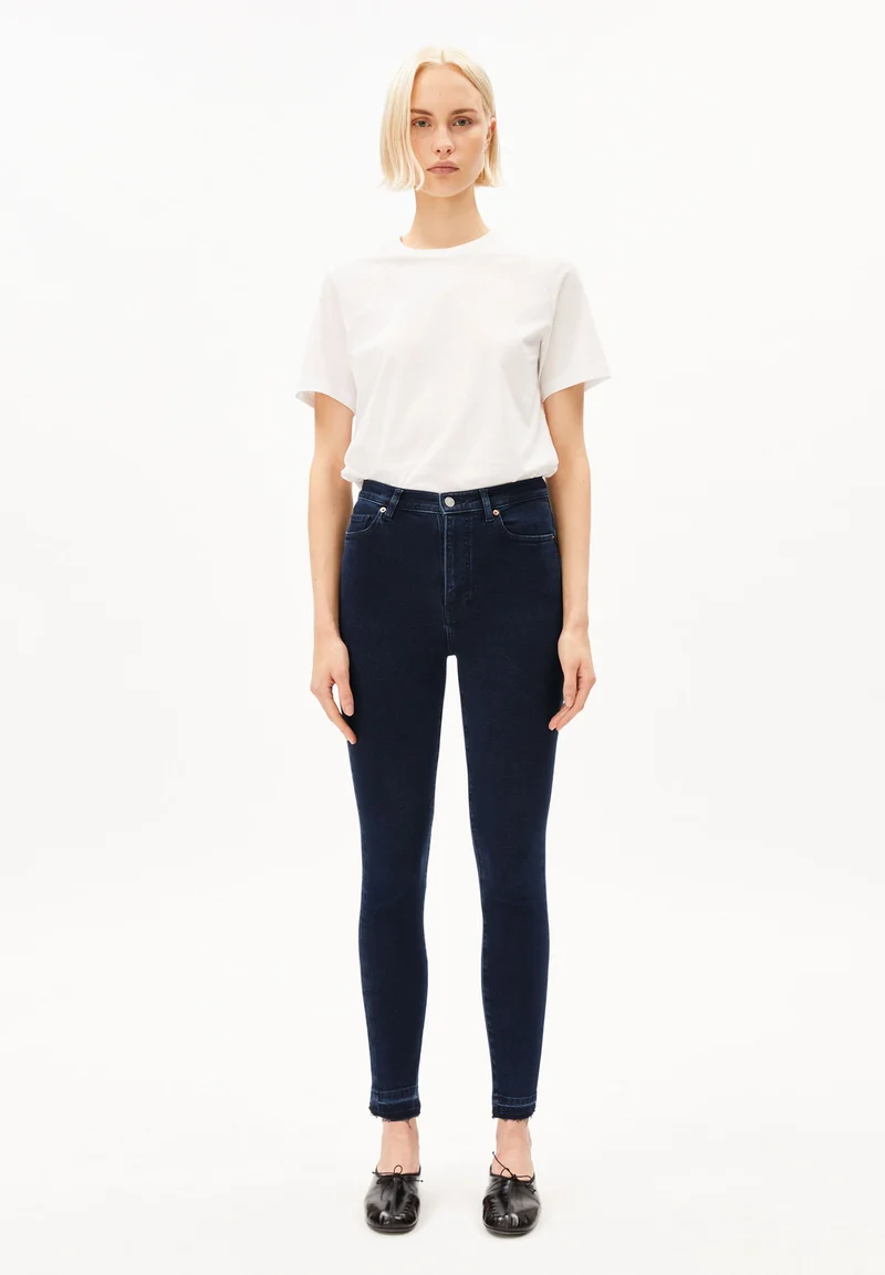 INGAA HIGH WAIST SKINNY JEANS | gloaming