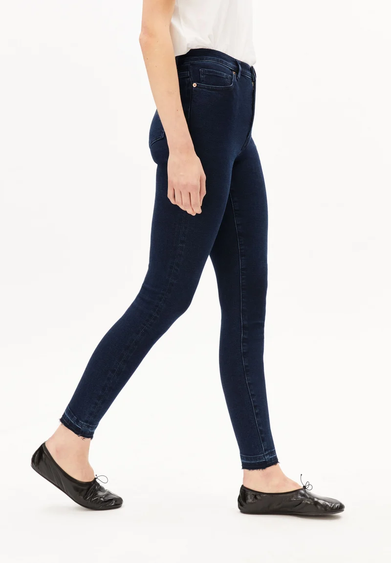 INGAA HIGH WAIST SKINNY JEANS | gloaming