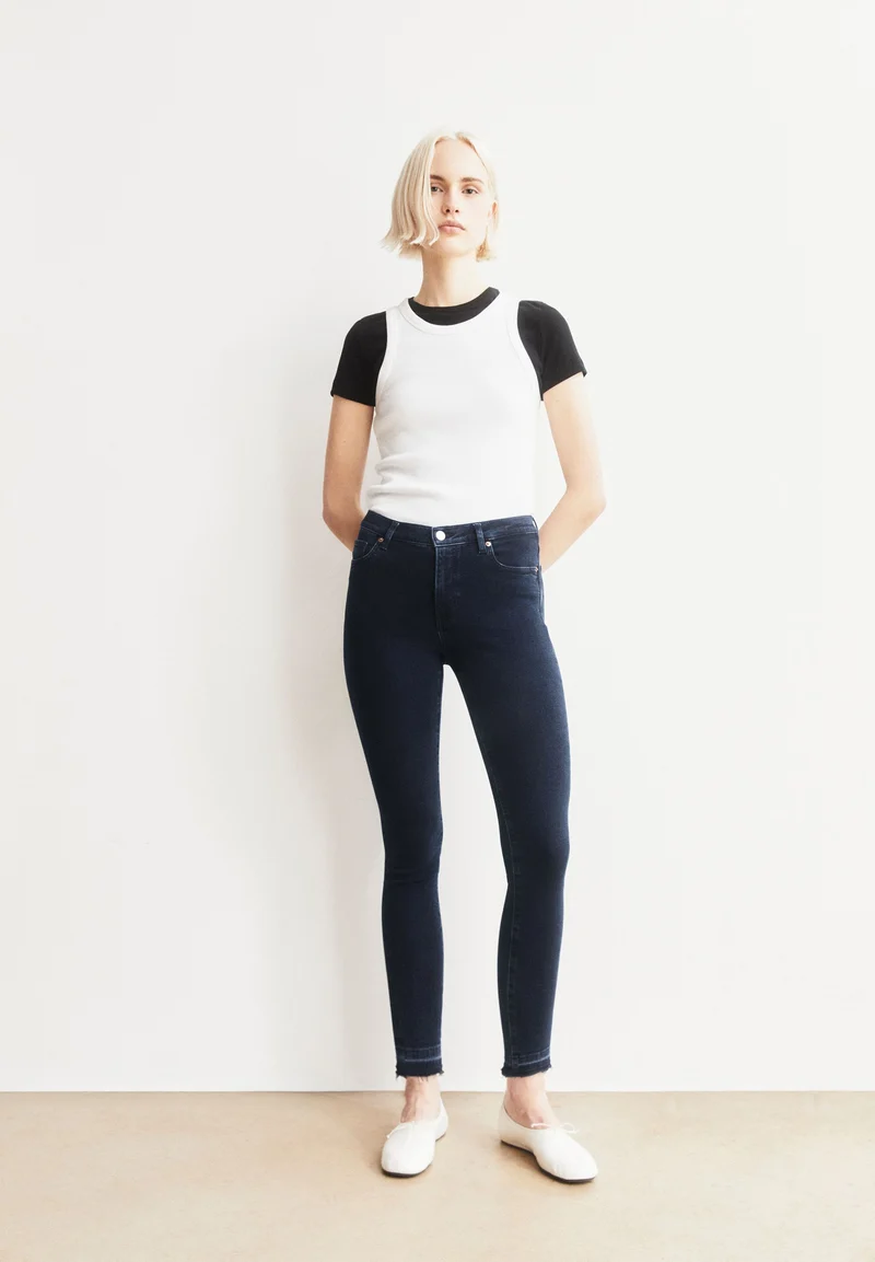 TILLAA MID WAIST SKINNY JEANS | gloaming