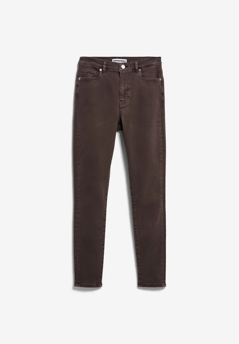 TILLAA MID WAIST SKINNY JEANS | claystone