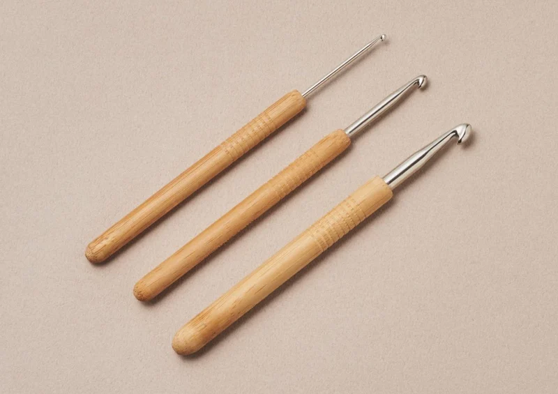 ka seeknit KOSHITSU Häkelnadel mit Aluminiumspitzen Set