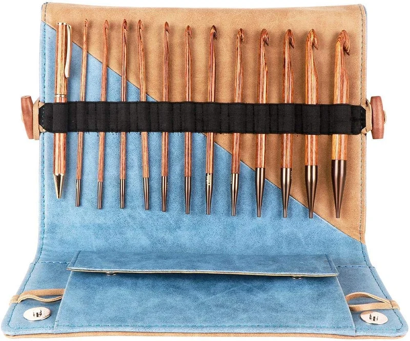 knit pro ginger tunesischer häkelnadelset
