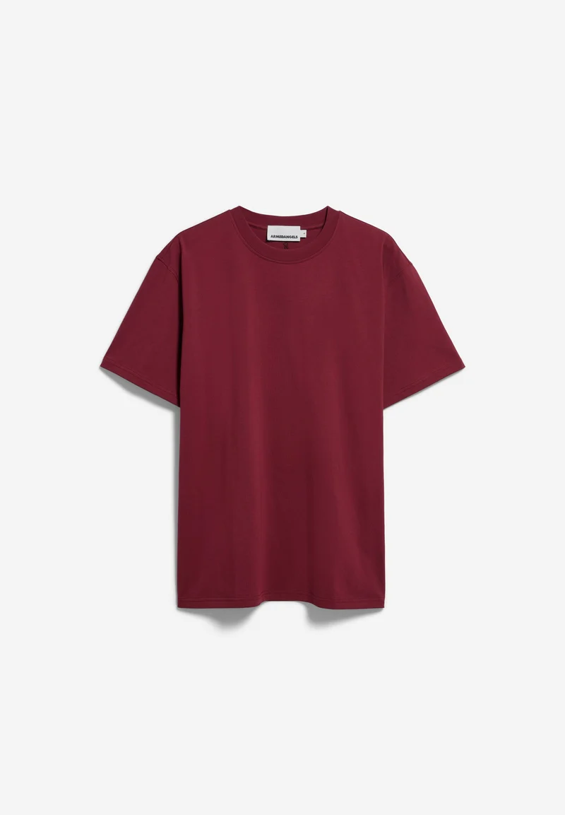 MAARKOS MID WEIGHT T-SHIRT | velvet red